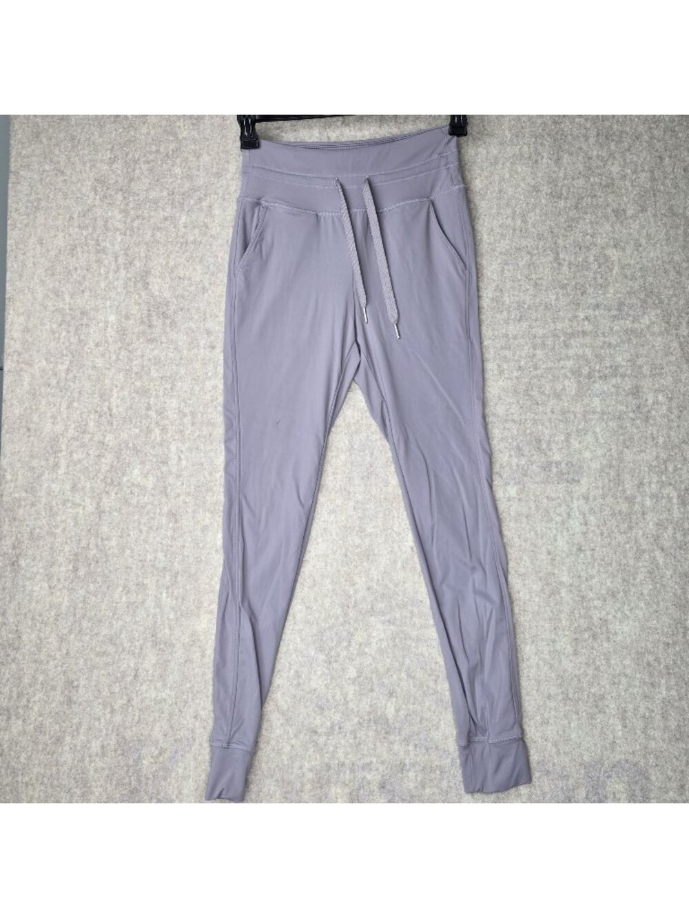 Gray Nylon & Elastane Joggers With Pockets Size S